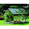 Skleník zo skla VITAVIA VENUS 6200, číre sklo 3 mm, strieborný