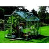 Skleník zo skla VITAVIA VENUS 5000, číre sklo 3 mm, strieborný