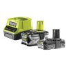 Akumulátor + nabíjačka RYOBI 18V, 2,0 Ah + 4,0 Ah Li-Ion
