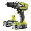 Príklepová vŕtačka RYOBI R18PD3-215S 18V + akumulátor + nabíjačka
