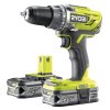 Vŕtačka/skrutkovač RYOBI R18DD3-225S 18V + akumulátor + nabíjačka