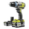 Skrutkovač RYOBI R18PDBL-252S 18V + akumulátor + nabíjačka