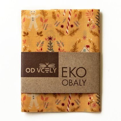 Voskový obrúsok na potraviny - Voňavé Vianoce