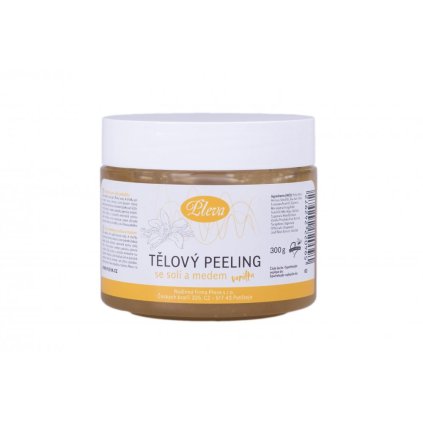medovy telovy peeling - vanilka