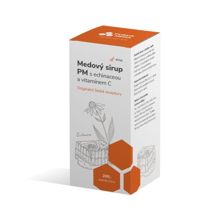pm medovy sirup s echinaceou a vitamínom C
