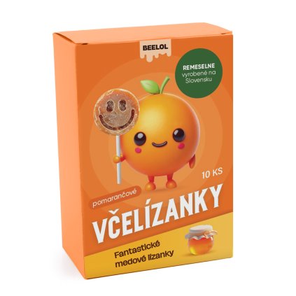slovenské lizanky pomarancove 10ks