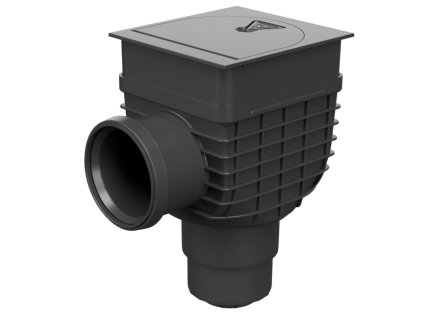 Kanalizačný vpust so zadným prítokom D110 (Geiger suchý)