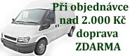 Při objednání zboží v ceně nad 2.000 Kč zaplatíme dopravu k Vám domů my!