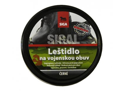 Leštidlo na vojenskou obuv, černé