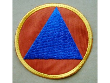 Nášivka civilní ochrana trojúhelník, originál CO Česká republika