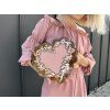 Kabelka Sweetheart s dreveným srdcom