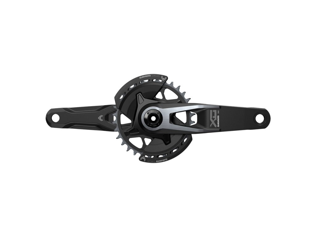 Kliky SRAM X0 Eagle V2 Q174 CL55 DUB MTB Wide 175mm Black 2-guards 32z T-Type (středová os