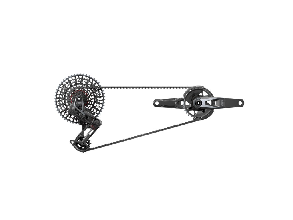 Sada SRAM X0 T-Type Eagle V2 Transmission AXS, délka klik 165mm