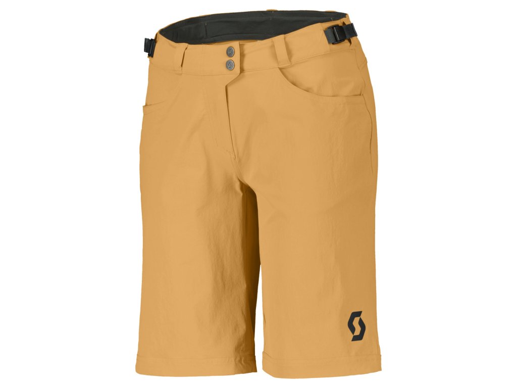 Scott Shorts W's Trail Flow w/pad biscuit beige (Color Text biscuit beige, Velikost S)