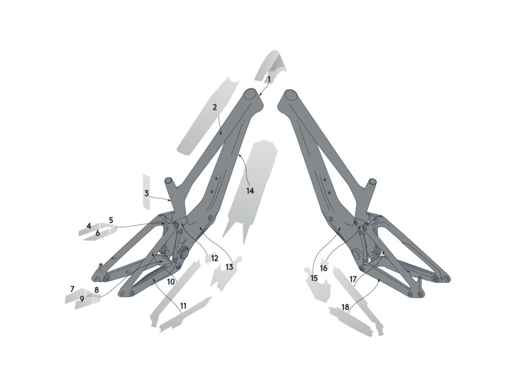 Syncros Frame Protection kit Ransom 24 clear matt 1 si (Color Text clear matt, Velikost 1 size)