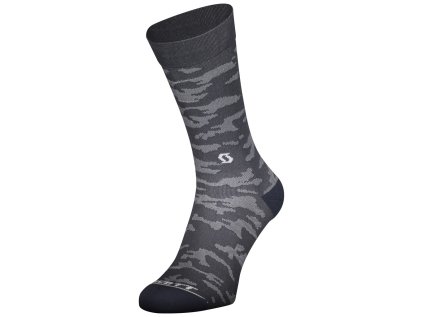 SCO Sock Trail Camo Crew darkgrey/white 2752431067