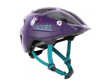 Dětská helma SCOTT PURPLE KID deep purple/blue
