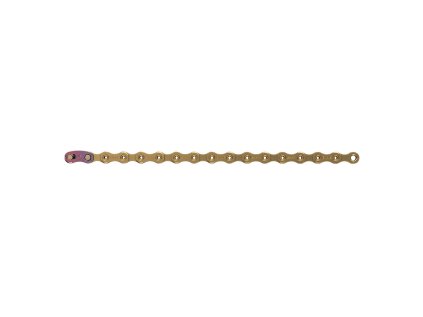 Řetěz SRAM PC XX1 Eagle HollowPin 126 článků, PowerLock spojka Flowlink, 12rychl., Gold