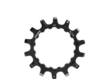 Převodník X-SYNC pastorek pro Bosch motory 14z Straight ocelový, černý