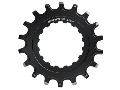 Převodník X-SYNC pastorek pro Bosch motory 18z Straight ocelový, černý