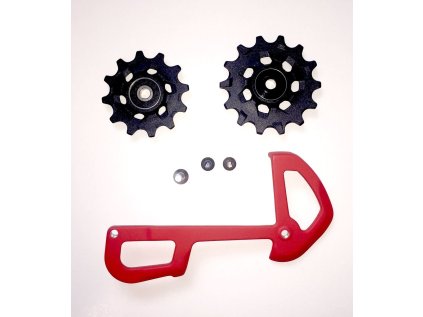 Kladky a vodítko k přehazovačce X01 EAGLE 12 SPEED X-SYNC RED