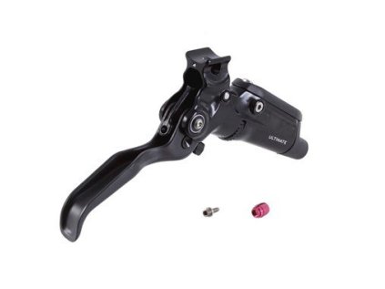 DISC BRAKE LEVER ASSEMBLY - CARBON LEVER (ASSEMBLED, NO HOSE, INCLUDES BARB & OLIVE) VERSI