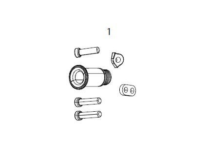 REAR DERAILLEUR B-BOLT AND LIMIT SCREW KIT GX EAGLE HEX5