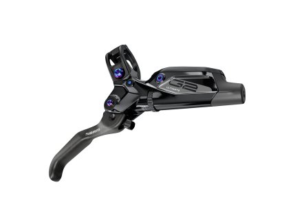 Disková brzda SRAM G2 Ultimate, karbonová páčka, duhové šrouby, Gloss Black, zadní