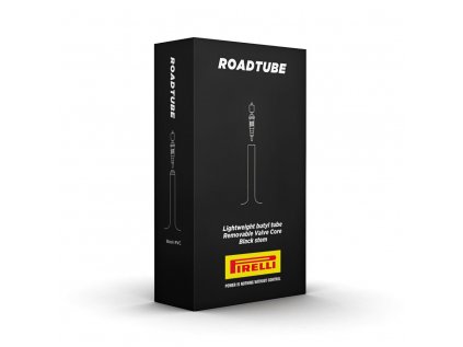 Duše Pirelli ROADTUBE, 23/30-622, Presta RVC 80mm, Black w/ black valve