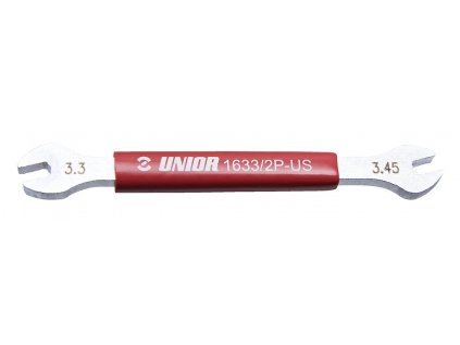 Unior Double sided spoke wrench 3,3 x 3,45