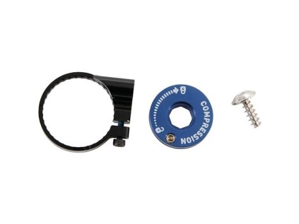 Fork COMPRESSION DAMPER KNOB KIT - REMOTE 10/17mm TK/MOCO (INCLUDES SPOOL, CABLE STOP, SCR