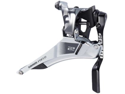 Přesmykač SRAM Force22 Yaw s Chain Spotterem, navářka