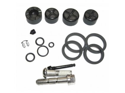 DISC BRAKE CALIPER KIT - (INCLUDES PISTONS, SEALS, GUIDE PIN, BANJO & BOLTS) - ELIXIR X0/9