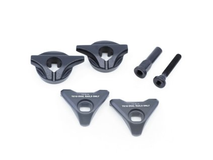 SEATPOST POST CLAMP KIT - FITS 10MM OVAL SADDLE RAILS (INCLUDES CLAMP, NUTS & BOLTS) - REV