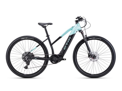 CTM RUBY X Pro 29" - matná černá / tyrkysová perleť . (VELIKOST KOL 29, VELIKOST RÁMU M (16"))