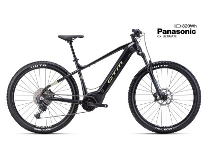 CTM WIRE Pro - matná antracitová / zlatošedá . (VELIKOST KOL 29, VELIKOST RÁMU M (17"))