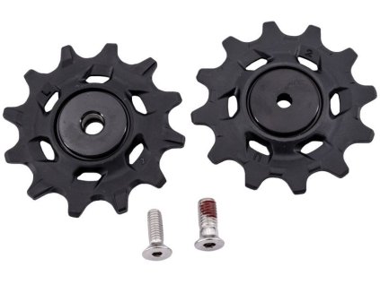 Kladky pro přehazovačku RIVAL XPLR ETAP AXS, ocelová pochormova CROME STEEL BEARING (INCLU