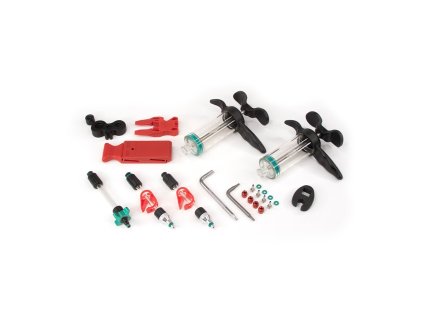 Odvzušňovací sada Pro Mineral (v balení 2 Premium stříkačky,M4 fittings, bleed bloky, torx