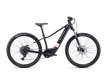 RUBY GX 27,5 - matná čierna / lesklá staroružová S ( 14) (VELIKOST KOL 27,5, VELIKOST RÁMU S ( 14"))