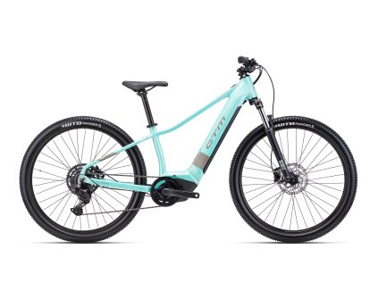 RUBY GX 27,5 - matná svetlotyrkysová perleť / sivá S ( 14) (VELIKOST KOL 27,5, VELIKOST RÁMU S ( 14"))