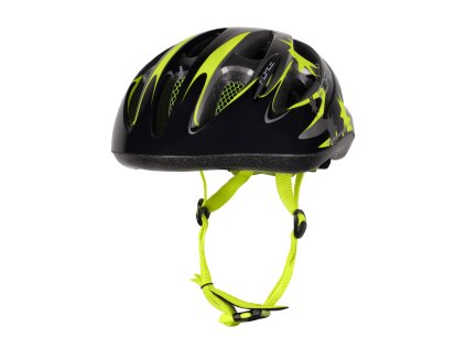 přilba FORCE LARK dětská, černo-fluo (velikost S, barva černá, fluo)