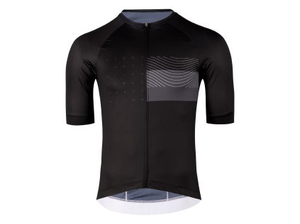 dres FORCE SWAY kr. rukáv, černý (velikost L, barva černá)