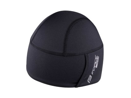čepice pod přilbu FORCE SPLIT zateplená,černá (velikost L-XL, barva černá)