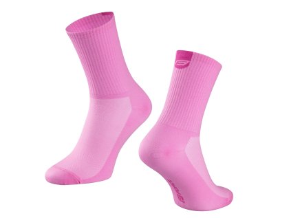 ponožky FORCE LONGER, růžové S-M/36-41 (velikost S-M, barva růžová)