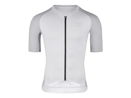 dres FORCE SCRIPT kr. rukáv, světle šedý (velikost 3XL, barva šedá)