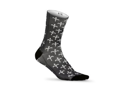 ponožky WILIER POP - ALABARDA černé (velikost L-XL)