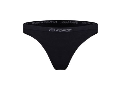 dámské spodní prádlo-tanga 3 pack, černé (velikost XL-XXL, barva černá)