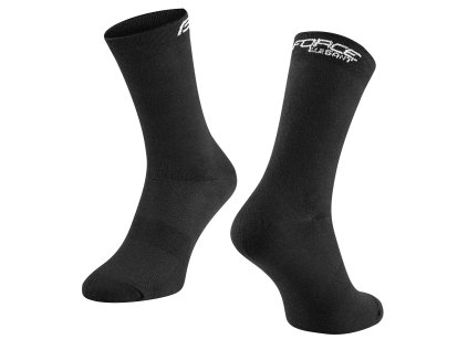ponožky FORCE ELEGANT vysoké, černé S-M/36-41 (velikost S-M, barva černá)