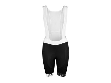 kraťasy F VISION LADY se šráky a vl, černo-bílé (velikost XL, barva bílá, černá)