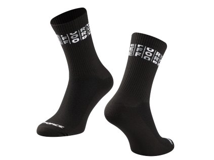 ponožky FORCE MESA, černé S-M/36-41 (velikost S-M, barva černá)